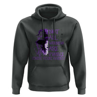 Stop Domestic Violence Hoodie Purple Ribbon Witch Graphic Witchy Feminist
