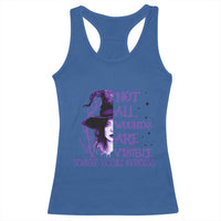 Stop Domestic Violence Racerback Tank Top Purple Ribbon Witch Graphic Witchy Feminist