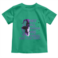 Stop Domestic Violence Toddler T Shirt Purple Ribbon Witch Graphic Witchy Feminist