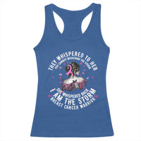 Breast Cancer Racerback Tank Top Pink Ribbon I Am Storm - Wonder Print Shop