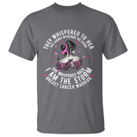 Breast Cancer T Shirt Pink Ribbon I Am Storm - Wonder Print Shop