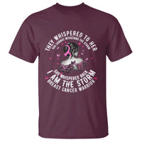 Breast Cancer T Shirt Pink Ribbon I Am Storm - Wonder Print Shop