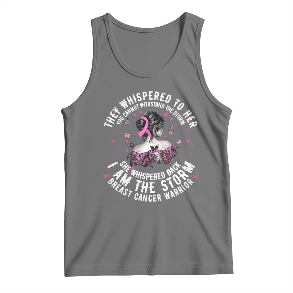 Breast Cancer Tank Top Pink Ribbon I Am Storm - Wonder Print Shop