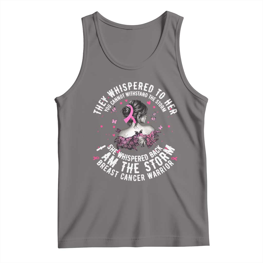 Breast Cancer Tank Top Pink Ribbon I Am Storm - Wonder Print Shop