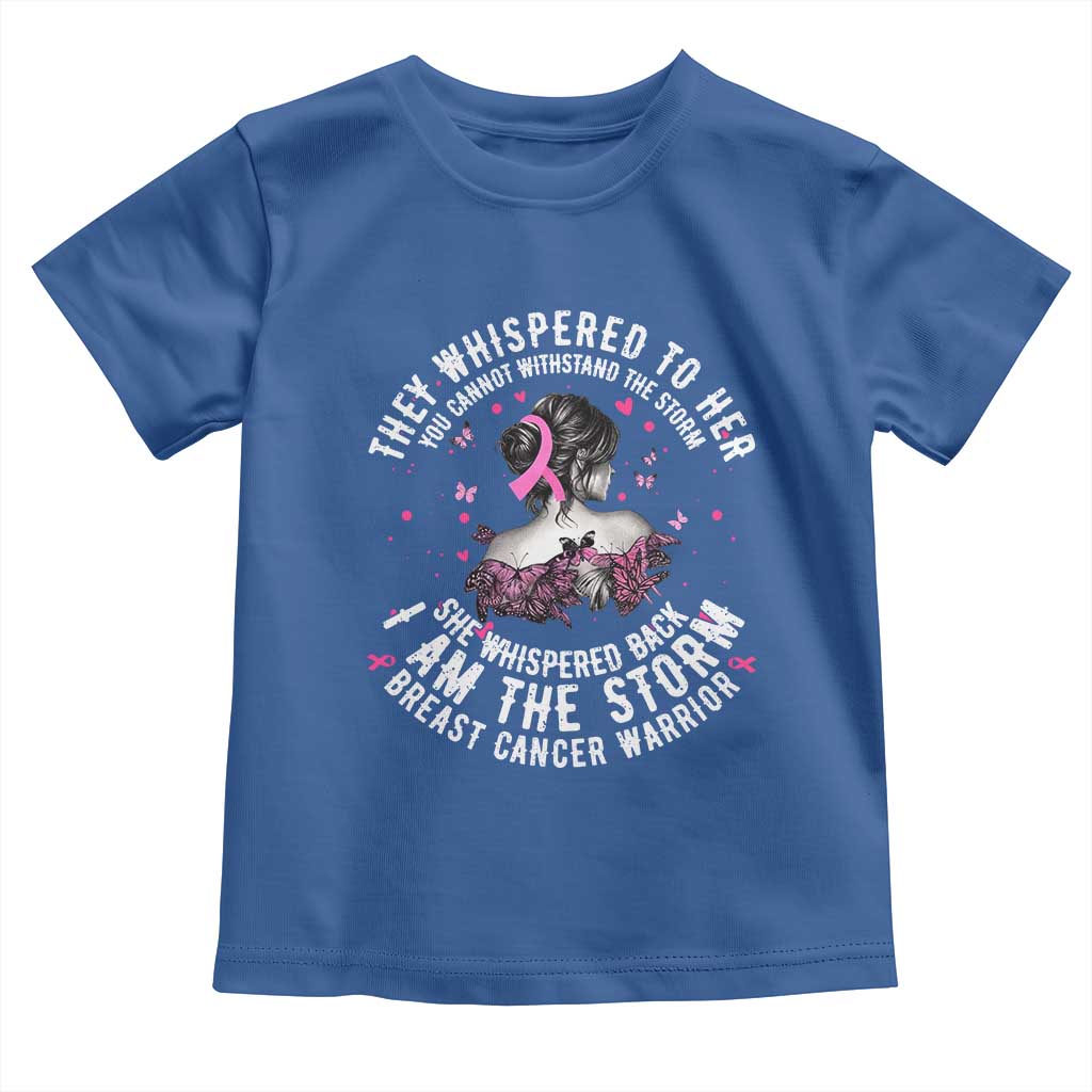 Breast Cancer Toddler T Shirt Pink Ribbon I Am Storm - Wonder Print Shop