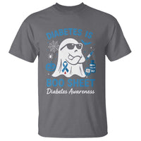 Diabetes is Boo Sheet T Shirt Funny Halloween Ghost Diabetes Type 1 2 Awareness - Wonder Print Shop