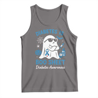 Diabetes is Boo Sheet Tank Top Funny Halloween Ghost Diabetes Type 1 2 Awareness - Wonder Print Shop