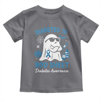 Diabetes is Boo Sheet Toddler T Shirt Funny Halloween Ghost Diabetes Type 1 2 Awareness - Wonder Print Shop