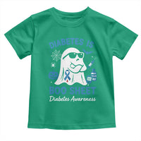 Diabetes is Boo Sheet Toddler T Shirt Funny Halloween Ghost Diabetes Type 1 2 Awareness - Wonder Print Shop