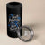 Funny Diabetes Type 1 Awareness 4 in 1 Can Cooler Tumbler Dead Pancreas Society Sugar Skull - Wonder Print Shop