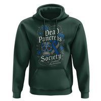 Funny Diabetes Type 1 Awareness Hoodie Dead Pancreas Society Sugar Skull - Wonder Print Shop