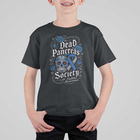 Funny Diabetes Type 1 Awareness T Shirt For Kid Dead Pancreas Society Sugar Skull - Wonder Print Shop