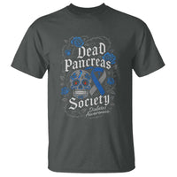 Funny Diabetes Type 1 Awareness T Shirt Dead Pancreas Society Sugar Skull - Wonder Print Shop