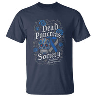 Funny Diabetes Type 1 Awareness T Shirt Dead Pancreas Society Sugar Skull - Wonder Print Shop