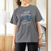 Funny Diabetes Type 1 Awareness T Shirt For Women Dead Pancreas Society Sugar Skull - Wonder Print Shop