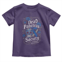 Funny Diabetes Type 1 Awareness Toddler T Shirt Dead Pancreas Society Sugar Skull - Wonder Print Shop