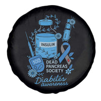 Dead Pancreas Society Spare Tire Cover Funny Diabetes Awareness Insulin T1D Support - Wonder Print Shop