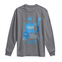 Dead Pancreas Society Long Sleeve Shirt Funny Diabetes Awareness Insulin T1D Support - Wonder Print Shop