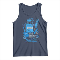 Dead Pancreas Society Tank Top Funny Diabetes Awareness Insulin T1D Support - Wonder Print Shop
