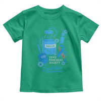 Dead Pancreas Society Toddler T Shirt Funny Diabetes Awareness Insulin T1D Support - Wonder Print Shop