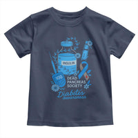 Dead Pancreas Society Toddler T Shirt Funny Diabetes Awareness Insulin T1D Support - Wonder Print Shop