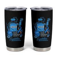 Dead Pancreas Society Tumbler Cup Funny Diabetes Awareness Insulin T1D Support - Wonder Print Shop