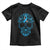 Diabetes Awareness Skull Toddler T Shirt Blue Ribbon T1D Support Sugar Skull - Wonder Print Shop