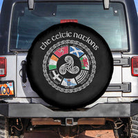 The Celtic Nations Spare Tire Cover Vintage The Seven Celtic Nations Flag