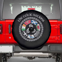 The Celtic Nations Spare Tire Cover Vintage The Seven Celtic Nations Flag