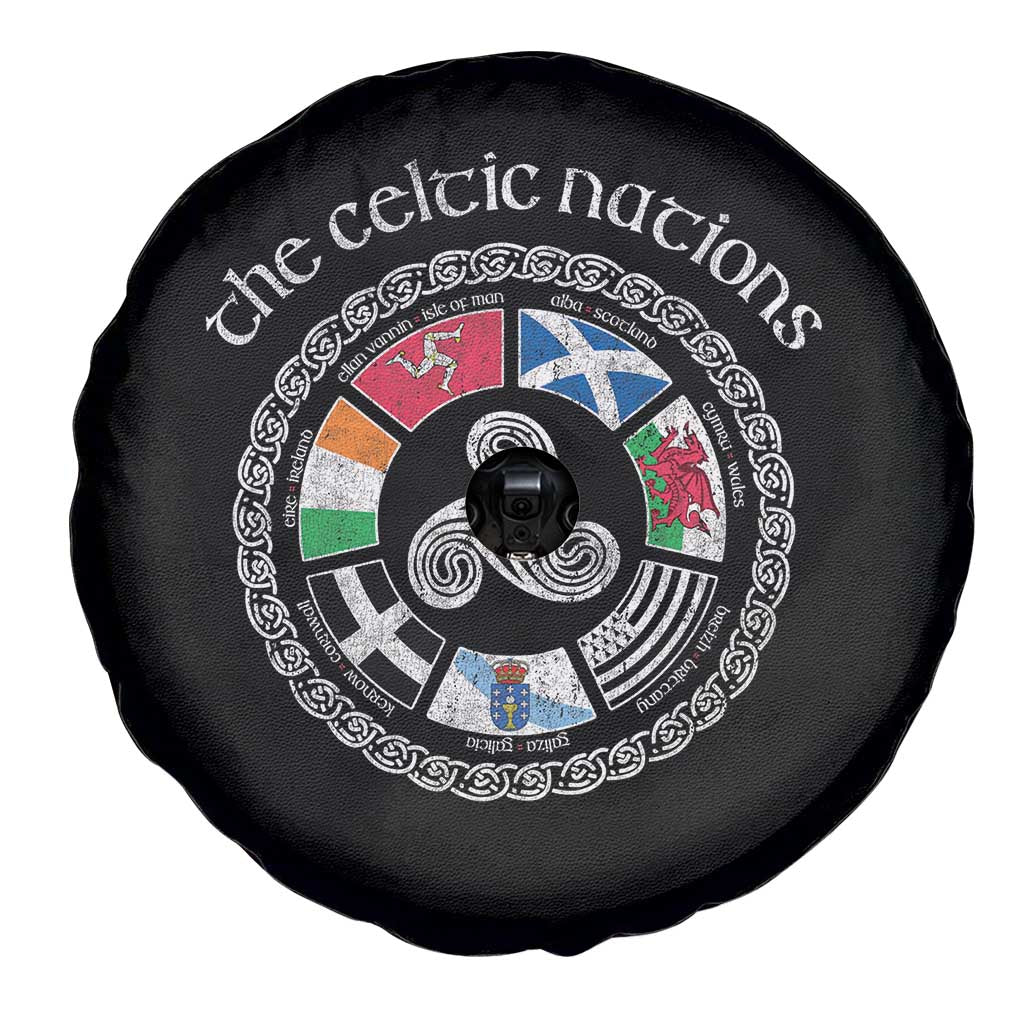 The Celtic Nations Spare Tire Cover Vintage The Seven Celtic Nations Flag