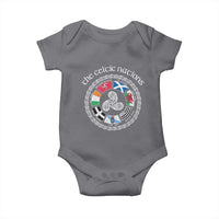The Celtic Nations Baby Onesie Vintage The Seven Celtic Nations Flag