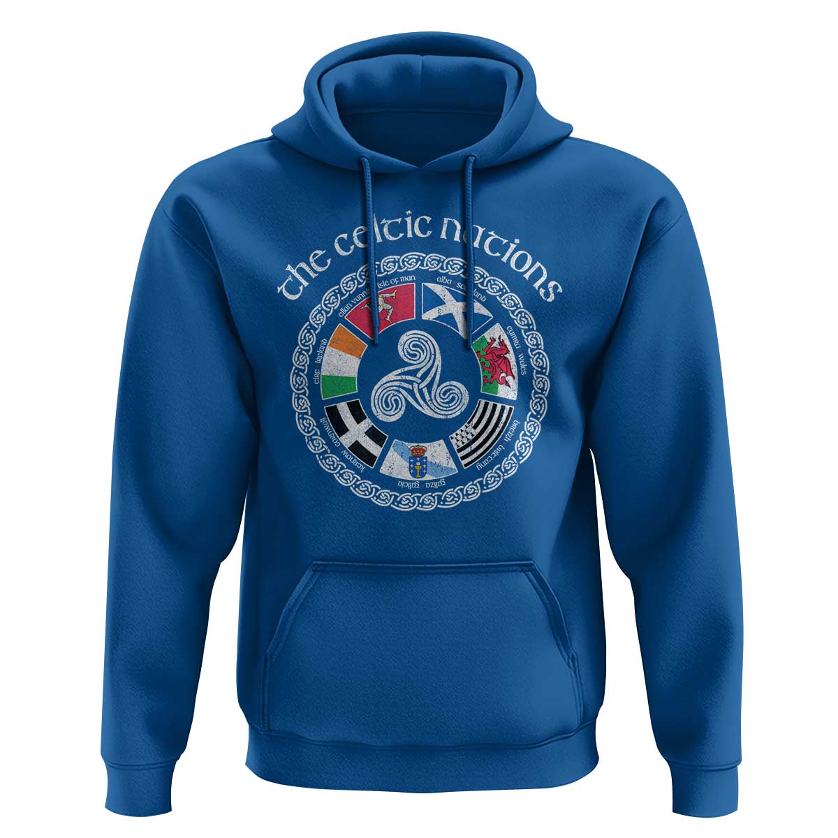 The Celtic Nations Hoodie Vintage The Seven Celtic Nations Flag