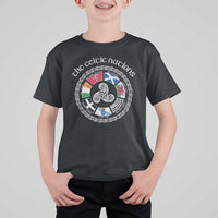 The Celtic Nations T Shirt For Kid Vintage The Seven Celtic Nations Flag