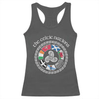 The Celtic Nations Racerback Tank Top Vintage The Seven Celtic Nations Flag