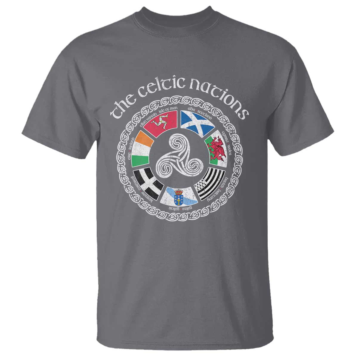 The Celtic Nations T Shirt Vintage The Seven Celtic Nations Flag