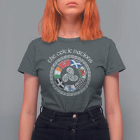 The Celtic Nations T Shirt For Women Vintage The Seven Celtic Nations Flag