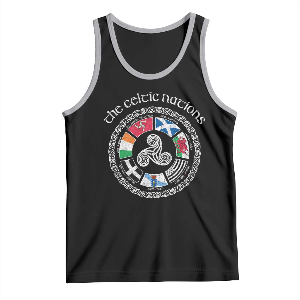 The Celtic Nations Tank Top Vintage The Seven Celtic Nations Flag
