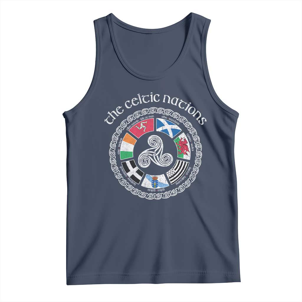 The Celtic Nations Tank Top Vintage The Seven Celtic Nations Flag
