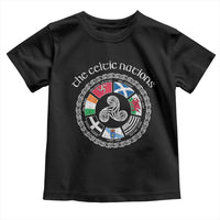 The Celtic Nations Toddler T Shirt Vintage The Seven Celtic Nations Flag