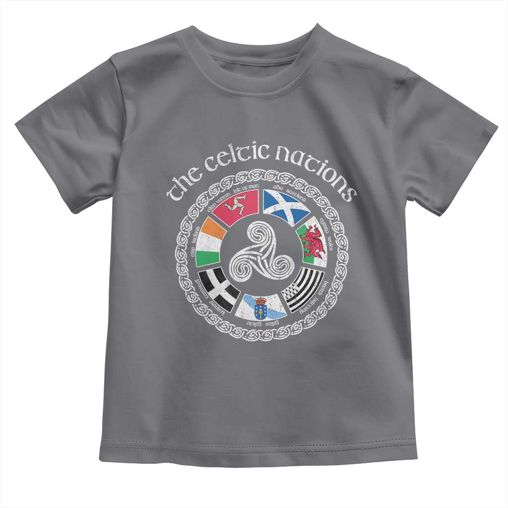 The Celtic Nations Toddler T Shirt Vintage The Seven Celtic Nations Flag