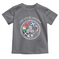 The Celtic Nations Toddler T Shirt Vintage The Seven Celtic Nations Flag