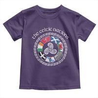 The Celtic Nations Toddler T Shirt Vintage The Seven Celtic Nations Flag