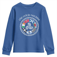 The Celtic Nations Youth Sweatshirt Vintage The Seven Celtic Nations Flag