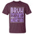 Funny Bruh Purple Up For Military Kids T Shirt Military Child Month