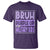 Funny Bruh Purple Up For Military Kids T Shirt Military Child Month