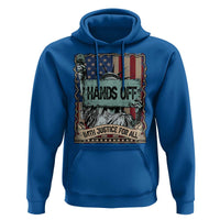 Funny Hands Off With Justice For All Hoodie Statue Of Liberty American Flag