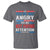 If You Are Not Angry You Are Not Paying Attention T Shirt Vintage Stars And Stripes