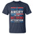If You Are Not Angry You Are Not Paying Attention T Shirt Vintage Stars And Stripes