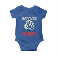 One More Time For The People In The Back We Pay The Tariffs Baby Onesie Pointing Hand