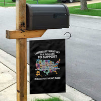 I Literally Want My Tax Dollars To Support National Parks Garden Flag In Case That Wasn't Clear Vintage American Map - Wonder Print Shop